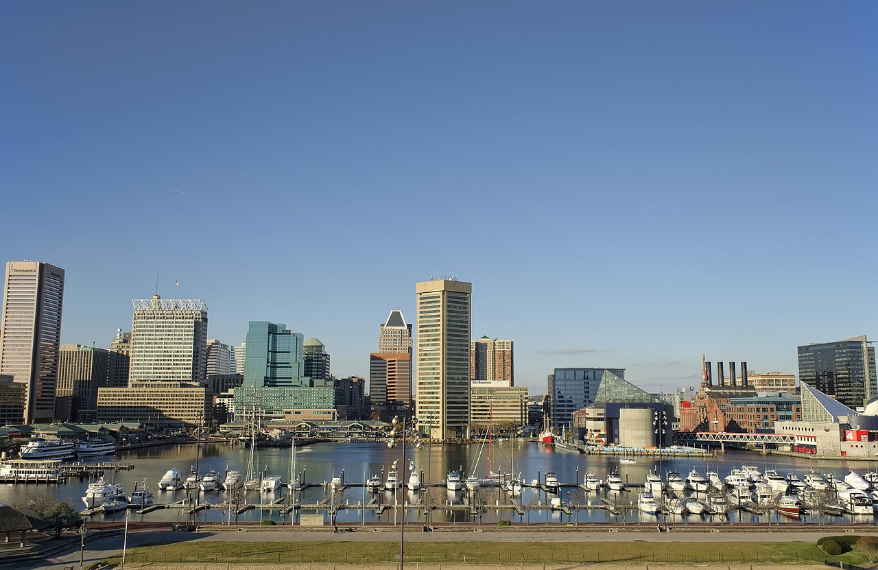 Baltimore Inner Harbor Skyline